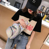 Sidiou Group Women Chest Bag Fashion Patent Leather Single Shoulder Bags Travel Sling Messenger Bag