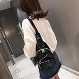 Sidiou Group Women Chest Bag Fashion Patent Leather Single Shoulder Bags Travel Sling Messenger Bag