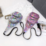 Sidiou Group Women Chest Bag Fashion Patent Leather Single Shoulder Bags Travel Sling Messenger Bag