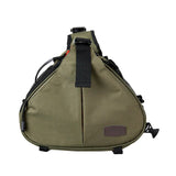 Sidiou Group Waterproof Shoulder Camera Bag with Rain Cover Triangle Sling Bag Travel Bag