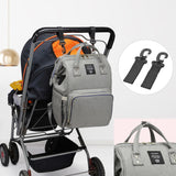 Sidiou Group USB Interface Diaper Bag Large Capacity Waterproof Nappy Bag Mummy Backpack