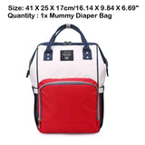 Sidiou Group USB Interface Diaper Bag Large Capacity Waterproof Nappy Bag Mummy Backpack