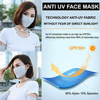 Sidiou Group Anniou UPF 50+ UV Protection Dust Proof Quick Dry Breathable Face Cover Camping Riding Cool Ice Silk Facemask