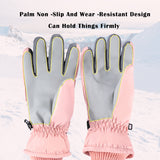 Sidiou Group Winter Outdoor Sport Men Windproof Waterproof Thick Cotton Warm Glove For Motorcycle Snowboarding Touch Screen Women Ski Gloves
