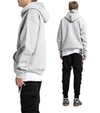 Sidiou Group Anniou Fashion Blank Solid Color Pullover Hoodies With Pocket Long Sleeve Casual Sport Hoodie For Unisex