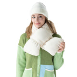 Sidiou Group Foam Cotton Thermal Scarves Winter Warm 3 Gear Smart Heating Scarf For Women Men Soft Lightweight Rechargeable Neck Warmer