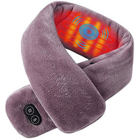Sidiou Group Anniou Unisex Neck Scarf Soft Polar Fleece & Cotton Electric Winter Warm Neck Massage Scarf Adjustable Temperature USB Heated Scarf