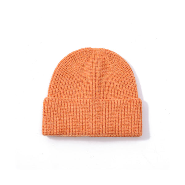 Sidiou Group Winter Fashion Solid Color Plain Cuffed Beanie Hats Outdoor Casual Acrylic Soft Warm Knitted Hat For Women and Men