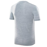 Sidiou Group Anniou Summer Gym Workout Running Tshirt Short Sleeve Quick Dry T-shirt Bodybuilding Training Sport T Shirt