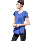 Sidiou Group Anniou Breathable Elastic Fitness Top Outdoor UPF 50+ Sun Protective Sports Top Quick Dry Yoga Running Training T Shirt