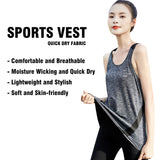 Sidiou Gruop Anniou Sleeveless Workout Tank Tops for Women Gym  Breathable Running Tops Sun Protection Yoga Sport Vest