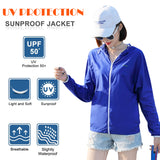 Sidiou Group Anniou New Summer Outdoor Windbreaker Solid Color Hooded Waterproof Jacket UPF50+ Sun Protection Jacket