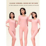 Sidiou Group Winter Basic Bottoming Shirt Seamless Long Johns For Women Men Breathable Slim Elasticity Thermal Underwear Set