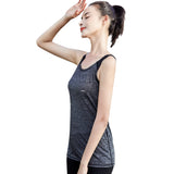 Sidiou Group Anniou Sun Protection Tank Top Women Sports Vest Casual Fitness Workout Training Sleeveless Yoga Vest