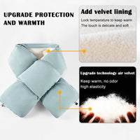 Sidiou Group Foam Cotton Thermal Scarves Winter Warm 3 Gear Smart Heating Scarf For Women Men Soft Lightweight Rechargeable Neck Warmer