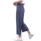 Sidiou Group Anniou Summer Upf50+ Anti-Ultraviolet Wide-Leg Cropped Ladies Quick Drying Pants