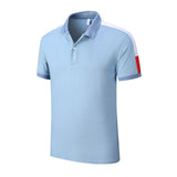 Sidiou Group New Stand Collar Men Plus Size Short-sleeved Lapel POLO T-shirt