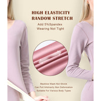 Sidiou Group Winter Basic Bottoming Shirt Seamless Long Johns For Women Men Breathable Slim Elasticity Thermal Underwear Set