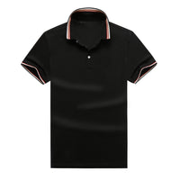 Sidiou Group New Fashion Trend Casual Brand Men POLO Shirt Solid Color Beaded Lapel T-shirt