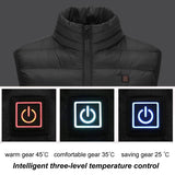 Sidiou Group Electric USB Heated Charging Adjustable Down Vest