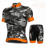 Sidiou Group Summer Camouflage Green Cycling Clothing Bicycle Suit