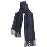 Sidiou Group Anniou New Solid Color Ladies Imitation Cashmere Long Fringed Scarf Multi-Color Optional Outdoor Kappa/Scarf