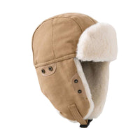Sidiou Group Autumn Winter Fashion Windproof Earmuffs Cap For Women Men Trapper Cap Thickened Outdoor Riding Warm Lei Feng Hat