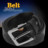 Sidiou Group Anniou Men's Belt Leather Belt Lychee Pattern Belt Explosive Style Men's Leather Belts Lychee Pattern Belts Men's Accessories Gift Belts