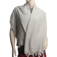 Sidiou Group Anniou New Square Solid Color Cotton And Linen Scarf With Tassels