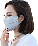 Sidiou Group Anniou UPF 50+ UV Protection Dust Proof Quick Dry Breathable Face Cover Camping Riding Cool Ice Silk Facemask