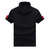 Sidiou Group New Stand Collar Men Plus Size Short-sleeved Lapel POLO T-shirt