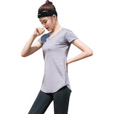 Sidiou Group Anniou Breathable Elastic Fitness Top Outdoor UPF 50+ Sun Protective Sports Top Quick Dry Yoga Running Training T Shirt