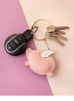Sidiou Group Creative Top Grade PU Leather Car Key Chain For Women Couple Keyring Cartoon Animal Pendant Charm Bag Cute Key Holder