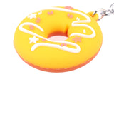 Sidiou Group Donut Cartoon Keychain For Car PVC Key Pendant Creative Small Bread Food Keyring Ornaments Accessories Trinket Gift