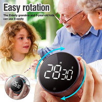 Sidiou Group Digital Timer For Kitchen Cooking Shower Study Stopwatch LED Counter Alarm Remind Manual Electronic Countdown Kitchen Gadget