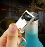 Sidiou Group Logo Creative Cartoon Metal House Shape Model Bottle Opener Keychain For Gift Pendant Beer Openers Multifunction Kitchen Tools