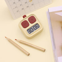 Sidiou Group Magnetic Battery Powered Alarm Timer Mute Design High Accuracy Creative Cartoon Robot Cooking Timer For Baking Supplies