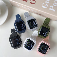 Sidiou Group Wholesale Fashion New Men Women Luxury Square Digital Watches Sports Ladies Wrist Clock Cute Watch For Girls Gifts