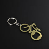 Sidiou Group Wholesale Promotional Creative Zinc Alloy 3D Metal Beer Bicycle Bottle Opener Retro Bike Keychain Key Rings For Lover Gift
