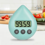Sidiou Group Creative LCD Counter Display Alarm Clock Water Drop Electronic Countdown Kitchen Timer Cooking Shower Study Reminder Stopwatch