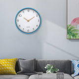 Sidiou Group Wholesale Wall Clock 12 Inch Quartz Clocks Nordic Modern Design Silent Wood Grain Digital Hanging Clock For Home Decoration