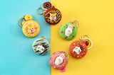 Sidiou Group Cute Sweet Donut Keychain For Keys Cat Rabbit Corgi Pet Key Chain Creative Backpack Car Pendant Accessories Keyring Gifts