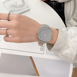 Sidiou Group Wholesale Retro Simple Square Women Watches Leather Fashion Ladies Wristwatch Big Dial Quartz Clock Elegant Gifts Promotional Watch