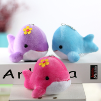 Sidiou Group Wholesale Cute Dolphin Plush Toy Mini Doll Lovely Small Stuffed Toys Wedding Party Gift Bag Keychain Pendant Ornament