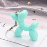 Sidiou Group Cartoon Balloon Dog Keychain Colorful PVC Soft Rubber Dog Keychains For Women Key Chain Men Car Key Ring Bag Trinket Jewelry