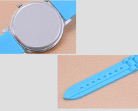 Sidiou Group Factory Dropshipping Fashion Classic Stripe Silicone Women Watch Simple Style Wrist Watch For Girl Casual Quartz Watches