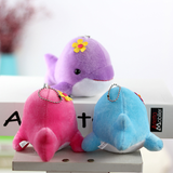 Sidiou Group Wholesale Cute Dolphin Plush Toy Mini Doll Lovely Small Stuffed Toys Wedding Party Gift Bag Keychain Pendant Ornament