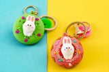 Sidiou Group Cute Sweet Donut Keychain For Keys Cat Rabbit Corgi Pet Key Chain Creative Backpack Car Pendant Accessories Keyring Gifts