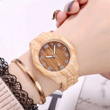 Sidiou Group Dropshipping Creative Fashion Casual Women Bamboo Wooden Watch Quartz Wristwatches For Men Ladies Best Gift Watches