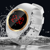 Sidiou Group Wholesale Fashion Men Women Sports Watches Waterproof 50m Outdoor Round Thin Wristwatch Ladies Creative Digital Electronic Watch